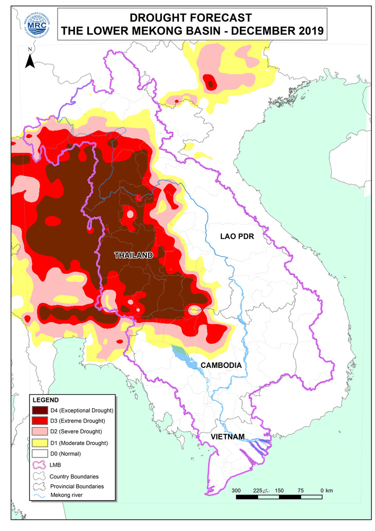 Sông Mekong sẽ cạn nước nghiêm trọng trong tháng sau - Ảnh 2.