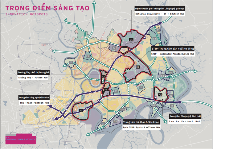 Dự kiến 2021, TP.HCM triển khai Khu đô thị sáng tạo phía Đông - Ảnh 1.