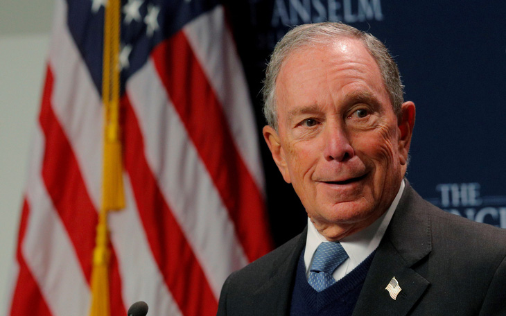 Tỉ phú Bloomberg tuyên bố tranh cử tổng thống Mỹ, đối đầu ông Trump
