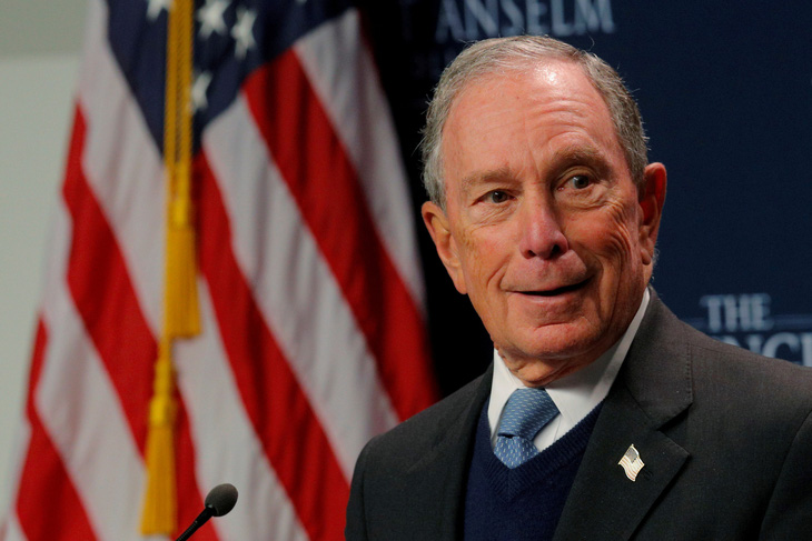 Tỉ phú Bloomberg tuyên bố tranh cử tổng thống Mỹ, đối đầu ông Trump - Ảnh 1.