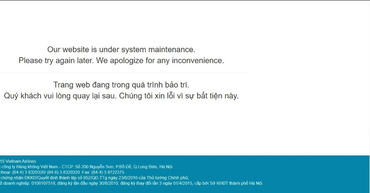 Vì sao truy cập vào website Vietnam Airlines khó khăn? - Ảnh 2.