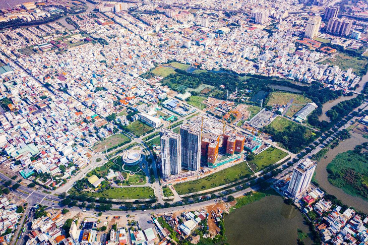 Eco Green Saigon ghi điểm nhờ tiến độ xây dựng - Ảnh 1.