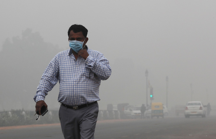 20 triệu dân New Delhi lại nghẹt thở với bụi mịn - Ảnh 1.