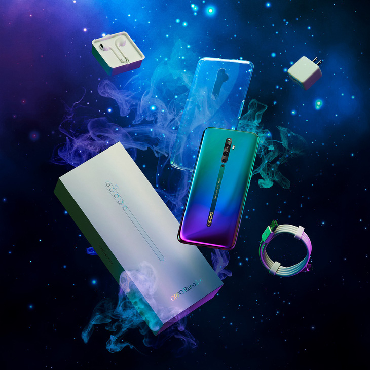 Oppo Reno2 F Xanh tinh vân lên kệ độc quyền tại TGDĐ cùng nhiều ưu đãi - Ảnh 2.