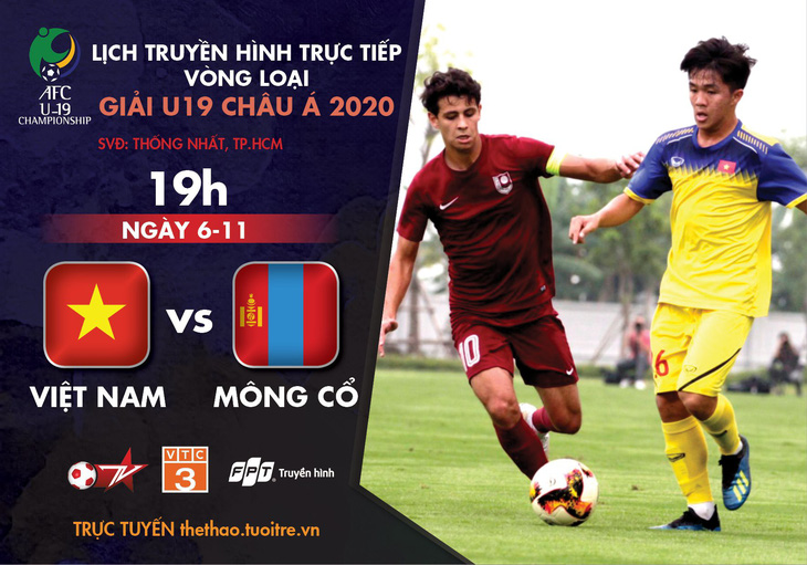 Lịch trực tiếp U19 Việt Nam gặp Mông Cổ: Chờ 3 điểm đầu tay - Ảnh 1.