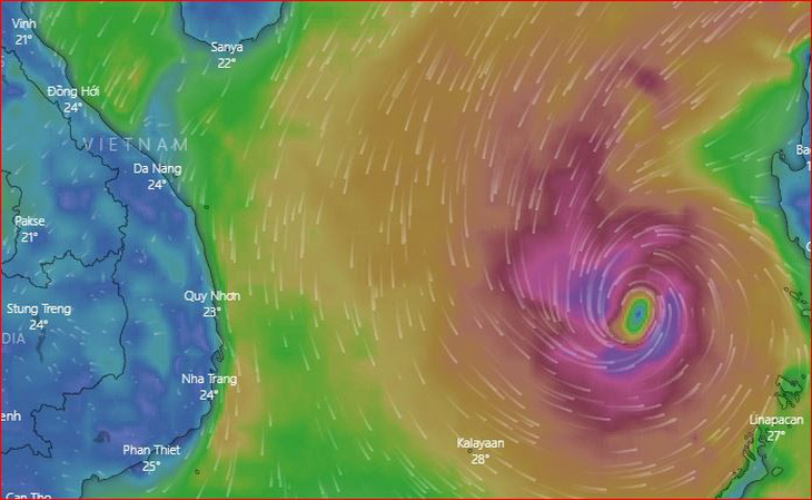 Bão số 6 đang tiến vào Nam Trung Bộ, một bão khác lăm le xuất hiện - Ảnh 1.