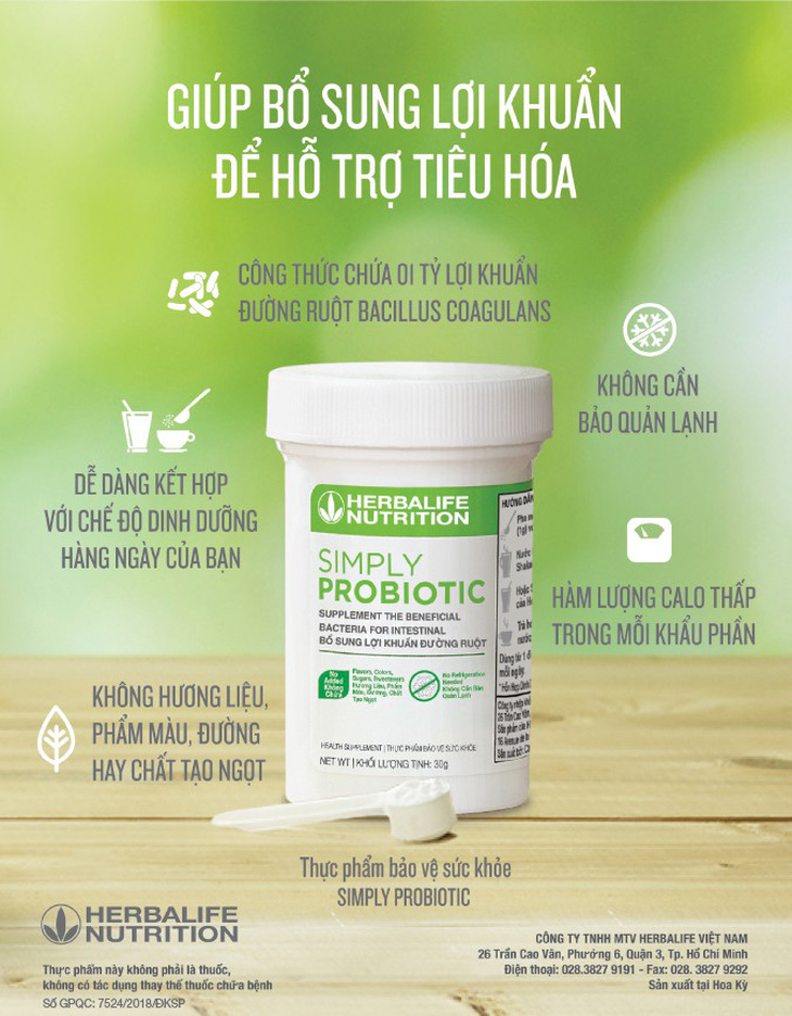 Thực phẩm bảo vệ sức khỏe Simply Probiotic - Ảnh 1.