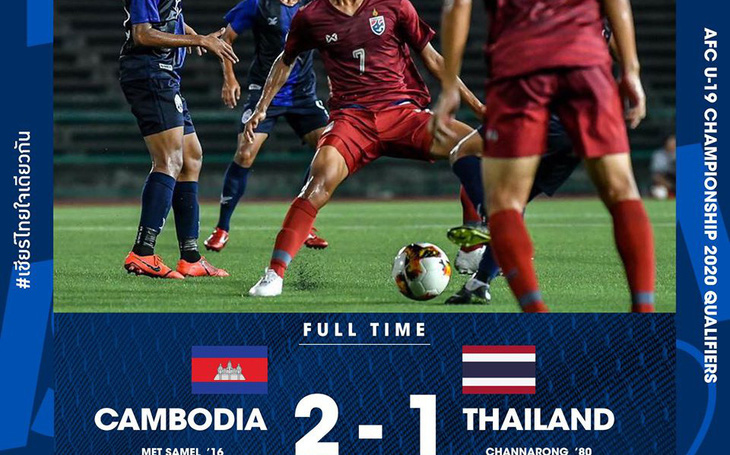 U19 Thái Lan thua 
