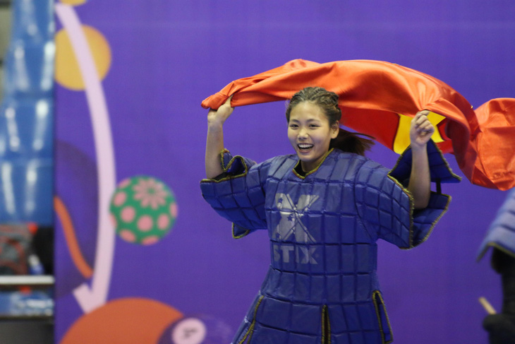 Nữ VĐV võ gậy Việt Nam bị bỏ đói vẫn giành 3 HCV SEA Games 30 - Ảnh 2.