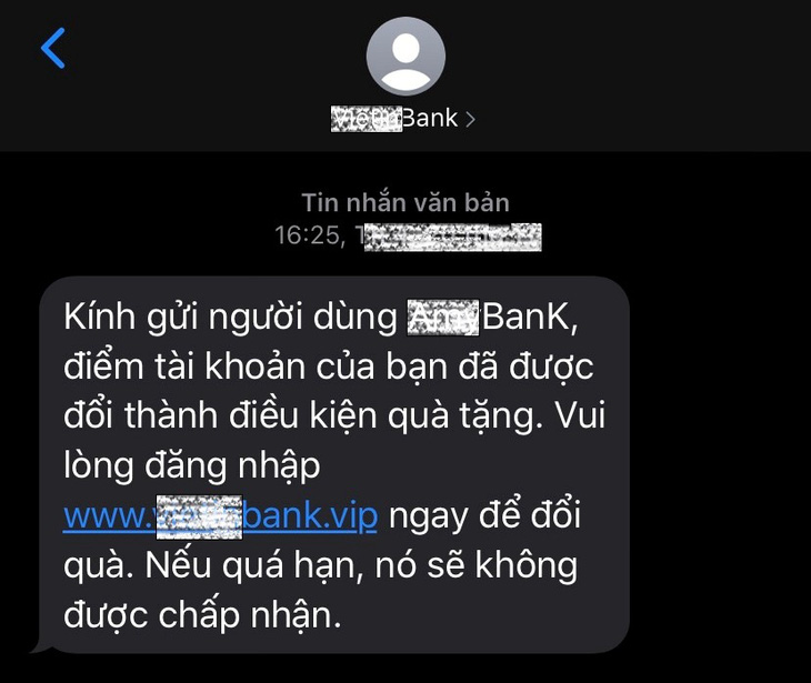 Giả tin nhắn thương hiệu, lừa lấy tiền trong tài khoản người dân - Ảnh 2.