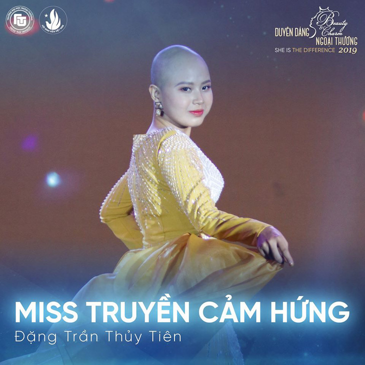 Nữ sinh bị ung thư giành giải Miss Truyền cảm hứng - Ảnh 1.