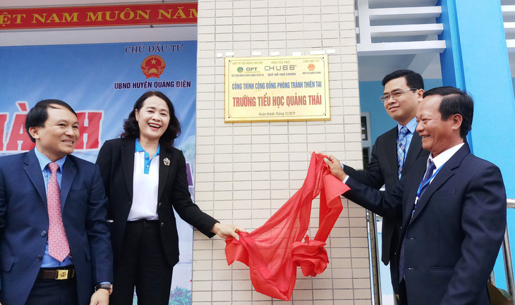 Chubb Life Việt Nam và Chubb Charitable Foundation khánh thành trường học tại Huế - Ảnh 1.