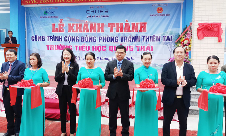 Chubb Life Việt Nam và Chubb Charitable Foundation khánh thành trường học tại Huế - Ảnh 2.