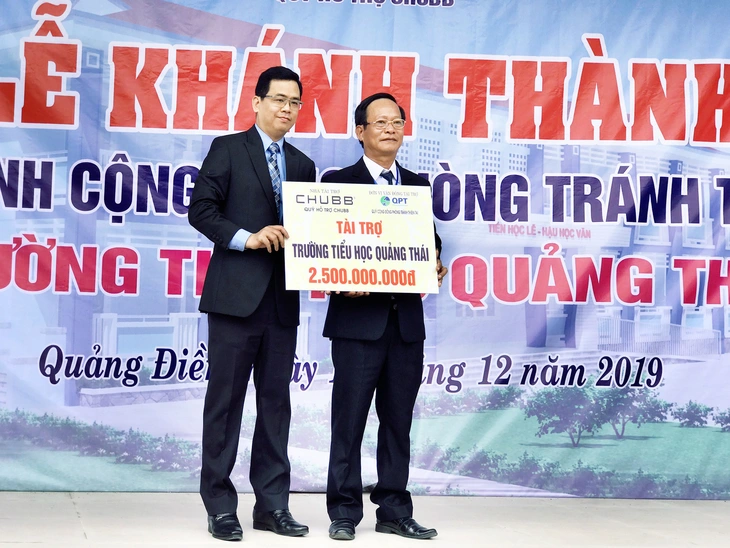 Chubb Life Việt Nam và Chubb Charitable Foundation khánh thành trường học tại Huế - Ảnh 4.