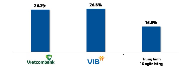 Hiệu quả kinh doanh của VIB & Vietcombank sau khi triển khai Basel II - Ảnh 2.