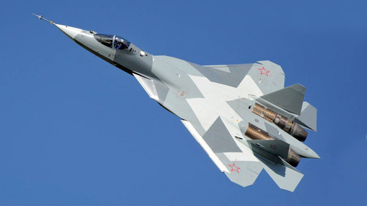 Chiến đấu cơ tàng hình Su-57 của Nga rơi khi bay thử - Ảnh 1.