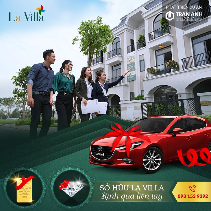 Mua La Villa Green City trúng ngay Mazda 3 - Ảnh 1.