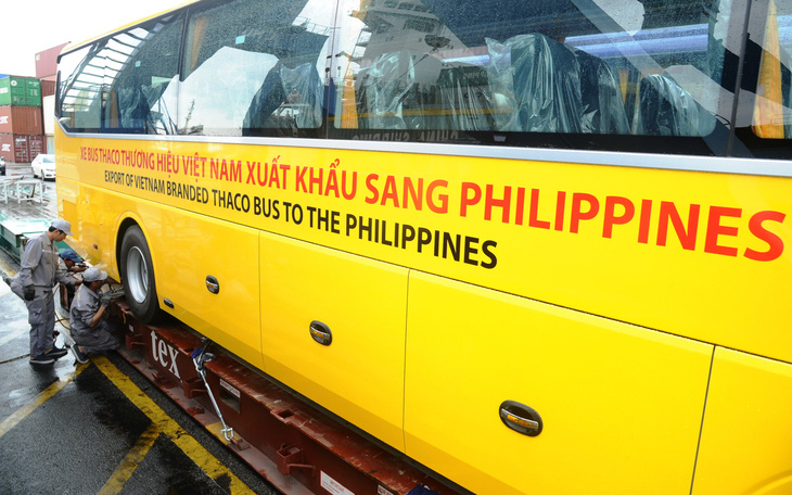 Thaco xuất khẩu xe buýt qua Philippines