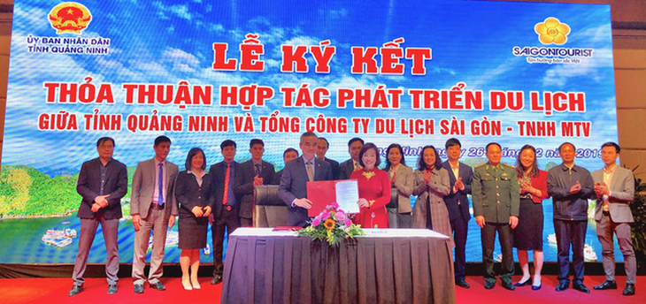 Saigontourist Group ký kết hợp tác phát triển du lịch Quảng Ninh - Ảnh 1.