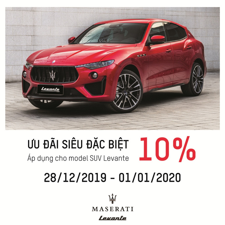 Maserati Levante ưu đãi đặc biệt cho dòng SUV hạng sang Levante - Ảnh 4.