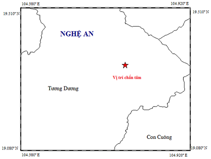 Xảy ra động đất 2,7 độ Richter tại Nghệ An - Ảnh 1.