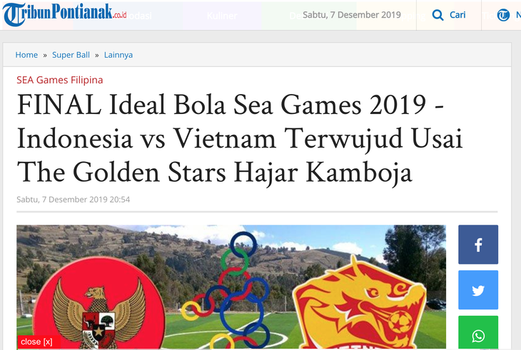 Việt Nam thách đấu Indonesia trong trận chung kết SEA Games - Ảnh 1.