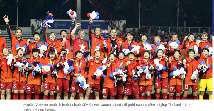 AFC ca ngợi đội tuyển nữ Việt Nam xứng đáng đăng quang - Ảnh 1.
