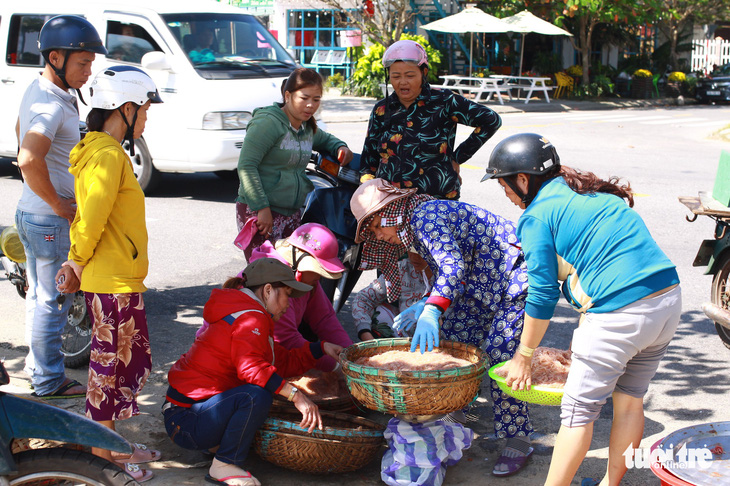 Ngư dân Đà Nẵng trúng đậm mùa ruốc đầu năm - Ảnh 1.