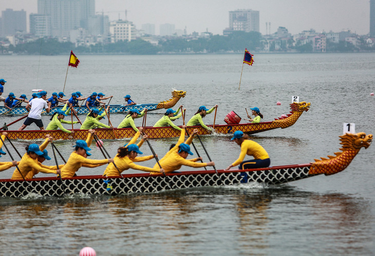 30 đội tham dự lễ hội Bơi chải thuyền rồng mở rộng 2019 - Ảnh 4.