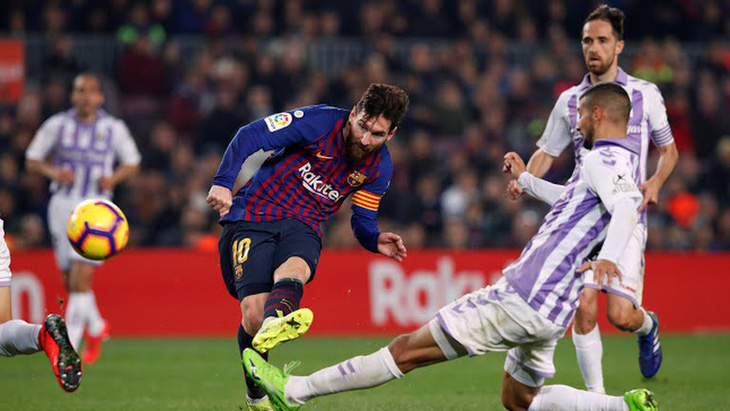 Messi ghi bàn duy nhất, Barcelona đá bại Valladolid - Ảnh 2.