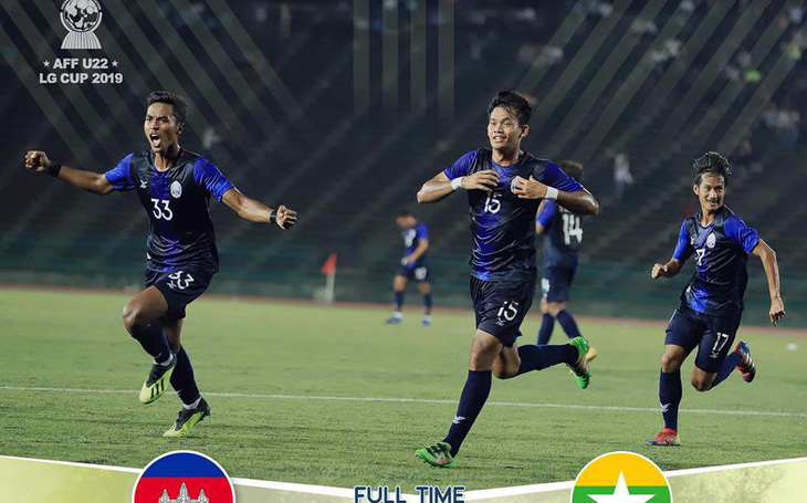CĐV Myanmar chỉ trích trọng tài sau trận thua U-22 Campuchia