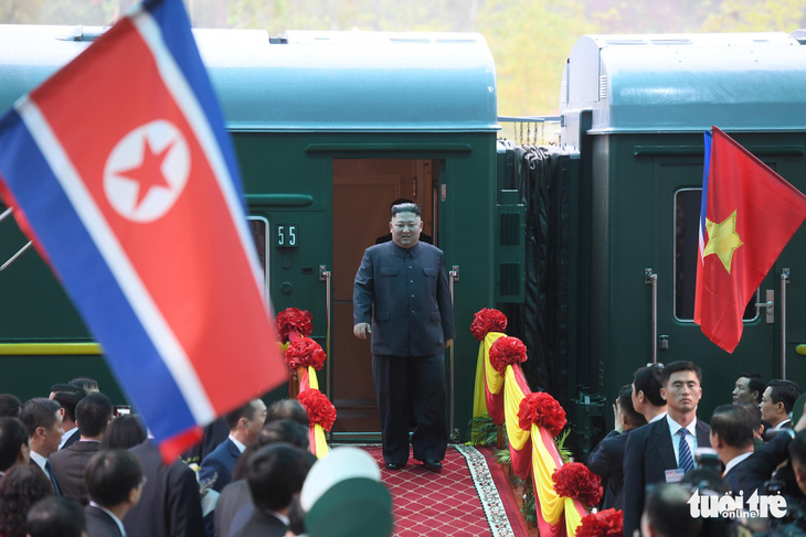 Chủ tịch Kim Jong Un rời ga Đồng Đăng tiến về Hà Nội - Ảnh 1.
