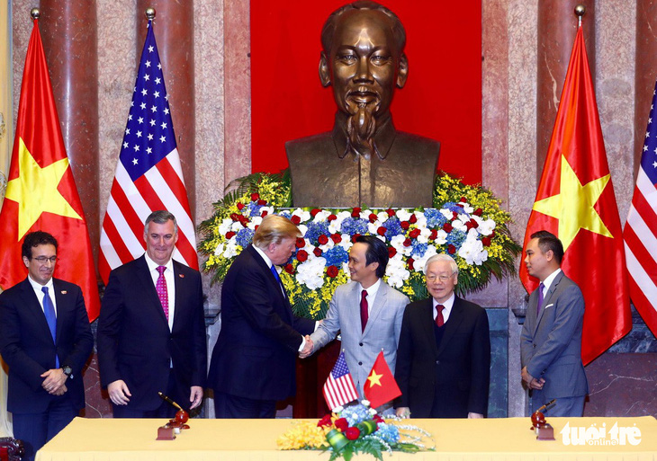 Tổng bí thư, Chủ tịch nước Nguyễn Phú Trọng tiếp Tổng thống Trump - Ảnh 10.