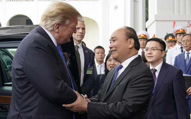 Thủ tướng Nguyễn Xuân Phúc hội kiến Tổng thống Trump