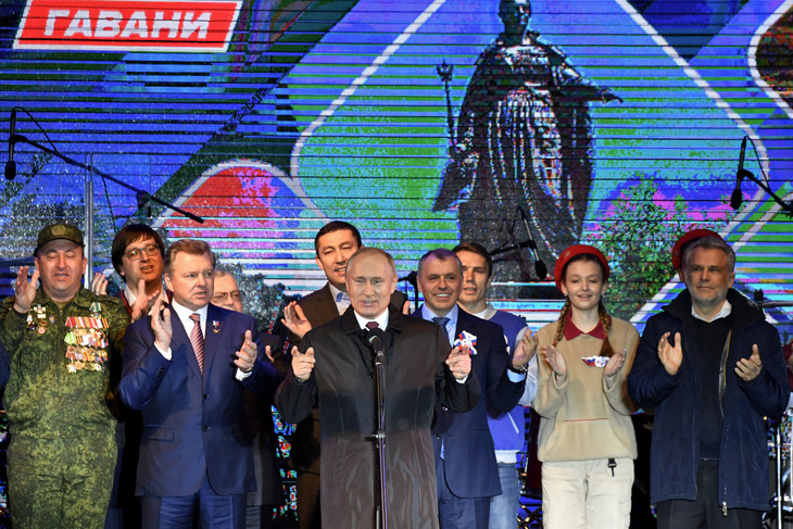 Tổng thống Putin bay đến Crimea dự kỷ niệm 5 năm ngày sáp nhập - Ảnh 1.