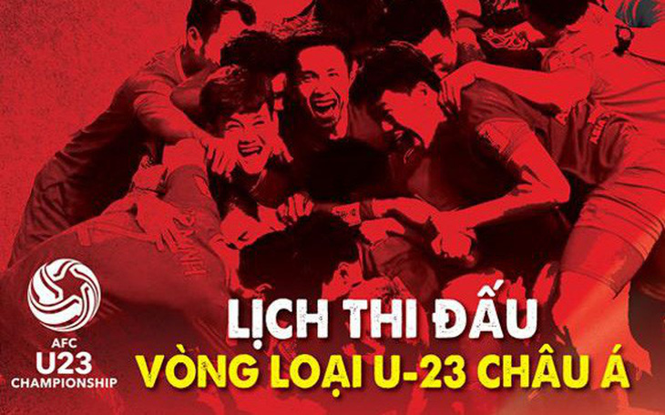 Lịch thi đấu của U-23 Việt Nam tại vòng loại Giải U-23 châu Á 2020