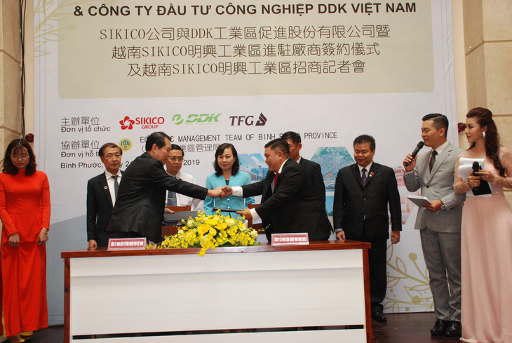 Doanh nghiệp Đài Loan đầu tư 30 triệu USD vào KCN Minh Hưng Sikico - Ảnh 1.