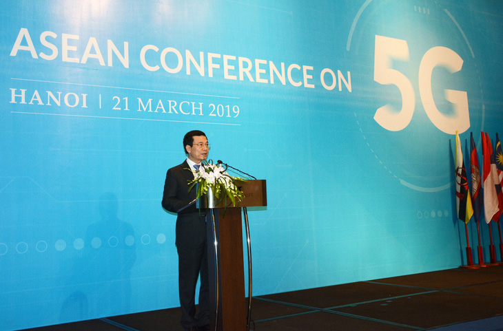 Bộ trưởng Nguyễn Mạnh Hùng: Việt Nam sẽ là một trong những nước đầu tiên triển khai 5G - Ảnh 1.