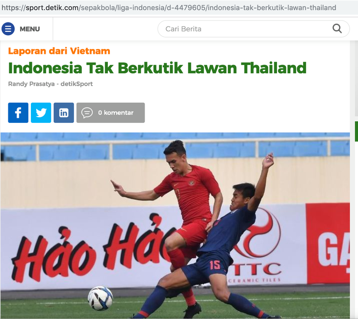 Báo chí Indonesia nổi giận với đội nhà - Ảnh 2.