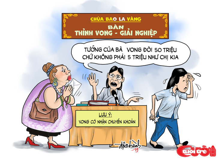 Thỉnh vong giải nghiệp trả góp - Ảnh 1.