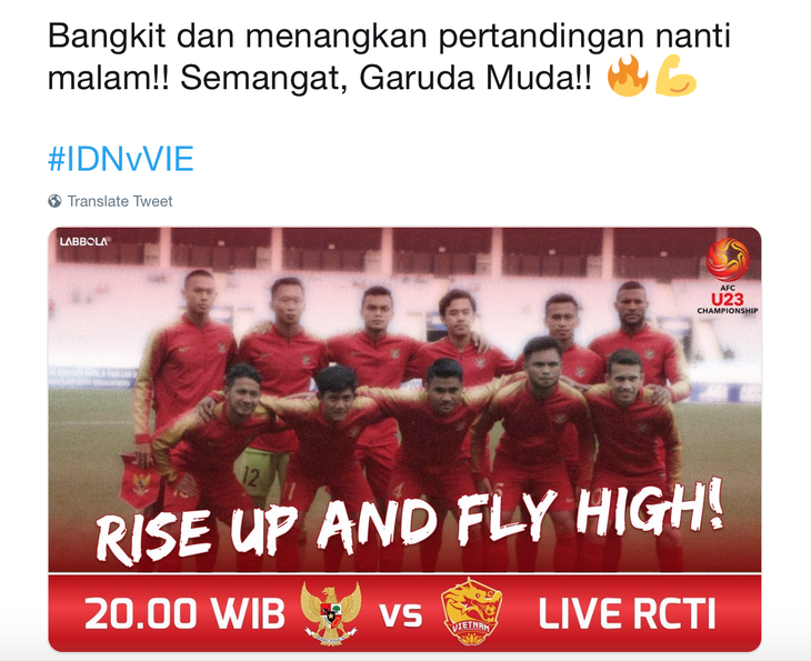 CĐV Indonesia tin đội nhà sẽ đánh bại U-23 Việt Nam - Ảnh 1.