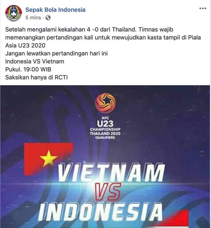 CĐV Indonesia tin đội nhà sẽ đánh bại U-23 Việt Nam - Ảnh 2.