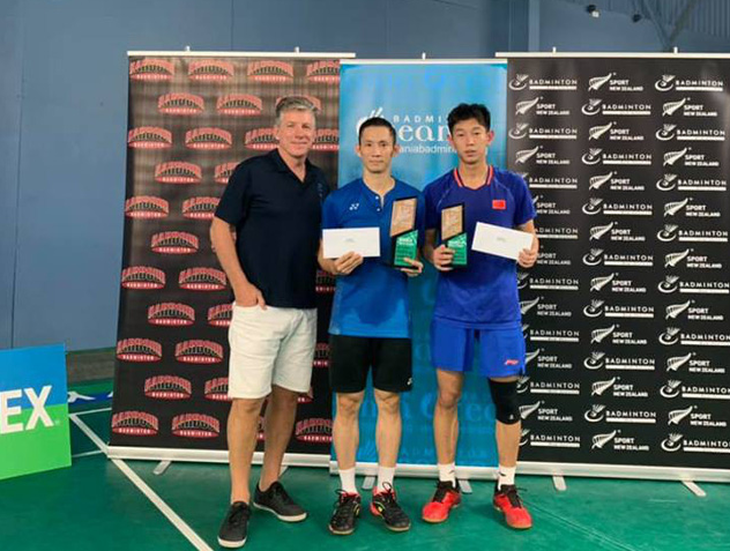 Đánh bại tay vợt Trung Quốc, Tiến Minh vô địch tại New Zealand - Ảnh 1.