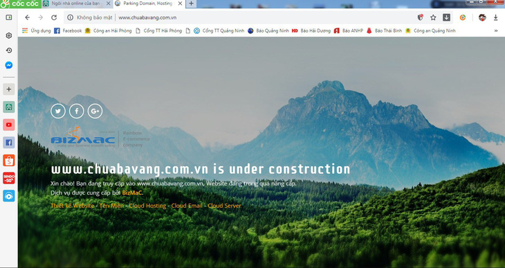 Tạm dừng hoạt động website của chùa Ba Vàng - Ảnh 1.