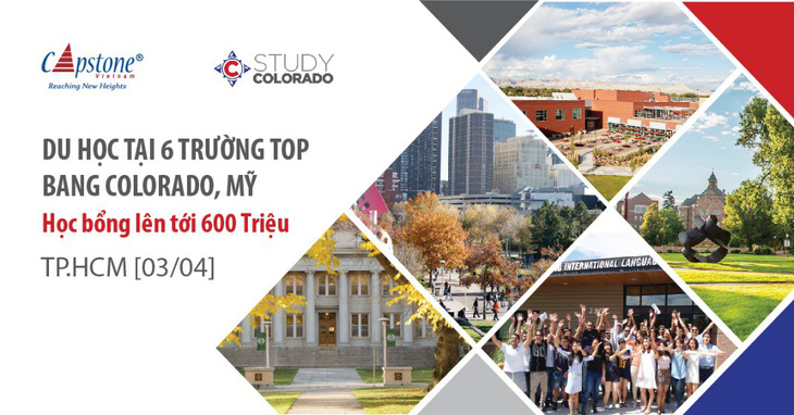 Gặp gỡ 6 trường hàng đầu Bang Colorado và dành học bổng 600 triệu - Ảnh 1.