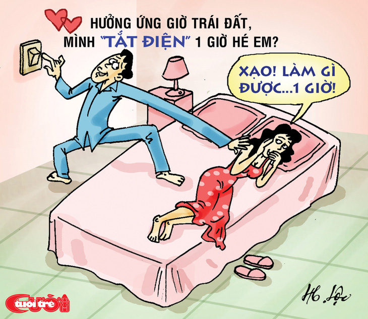 Biếm họa Giờ trái đất - Ảnh 5.