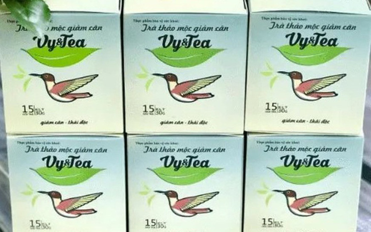 Thu hồi trà thảo mộc Vy&Tea chứa chất cấm gây ung thư