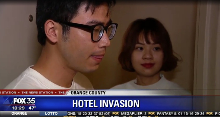 Hai du khách Việt lên đài Mỹ vì bắt trộm trong khách sạn - Ảnh 1.