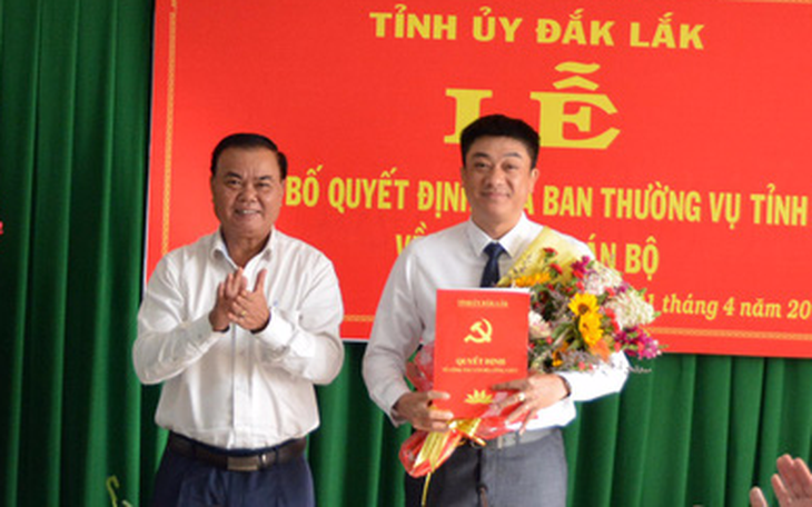 Ông Từ Thái Giang làm bí thư Thành ủy Buôn Ma Thuột