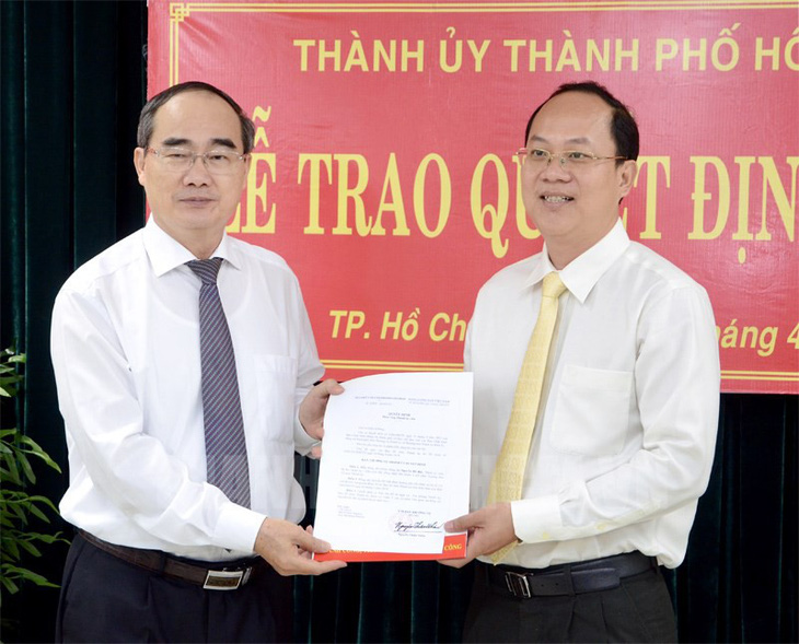 Ông Nguyễn Hồ Hải giữ chức trưởng Ban Tổ chức Thành ủy TP.HCM - Ảnh 1.